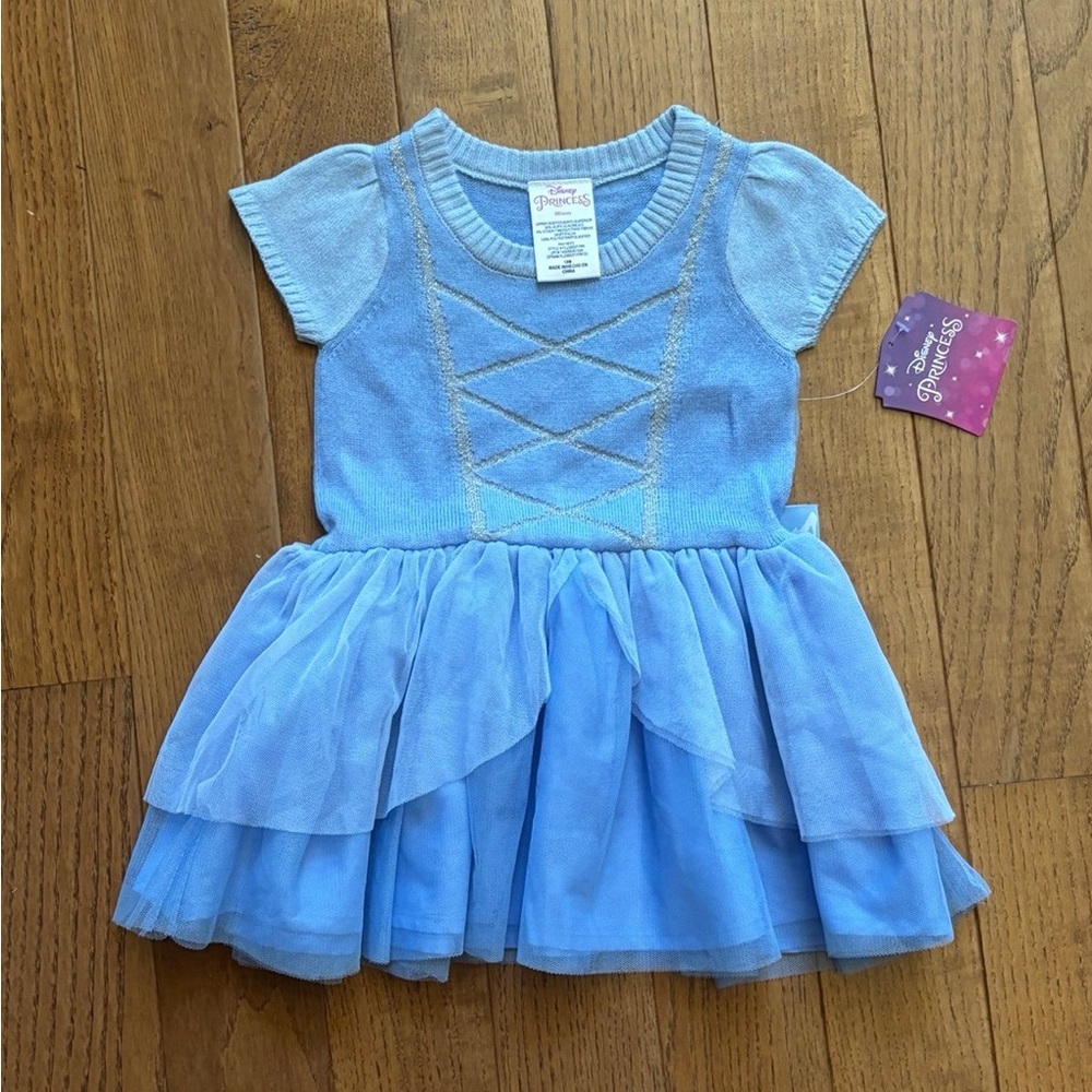NEW 18 mo baby -DISNEY Princess -Cinderella dress tutu tulle. Dress up/Halloween
